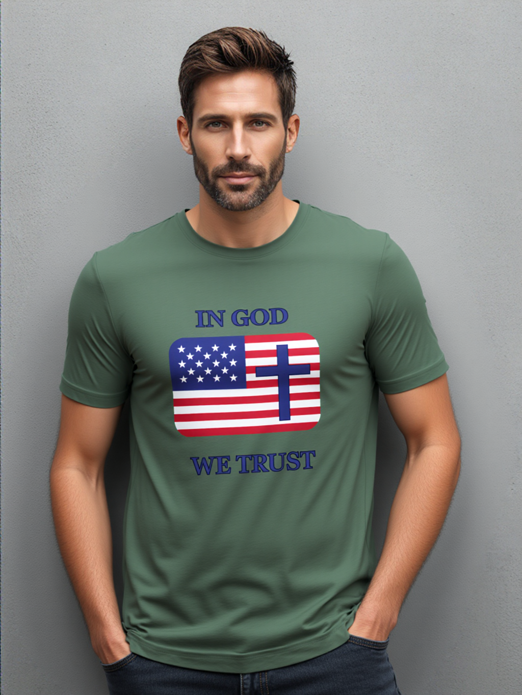 "IN GOD WE TRUST" MEN'S T-SHIRT
