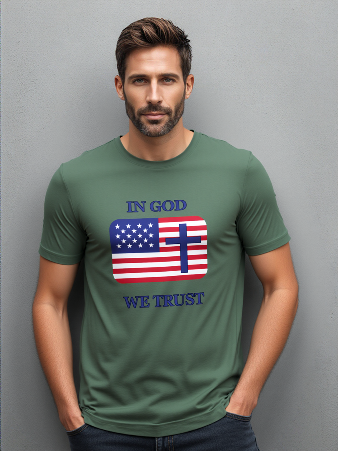 "IN GOD WE TRUST" MEN'S T-SHIRT