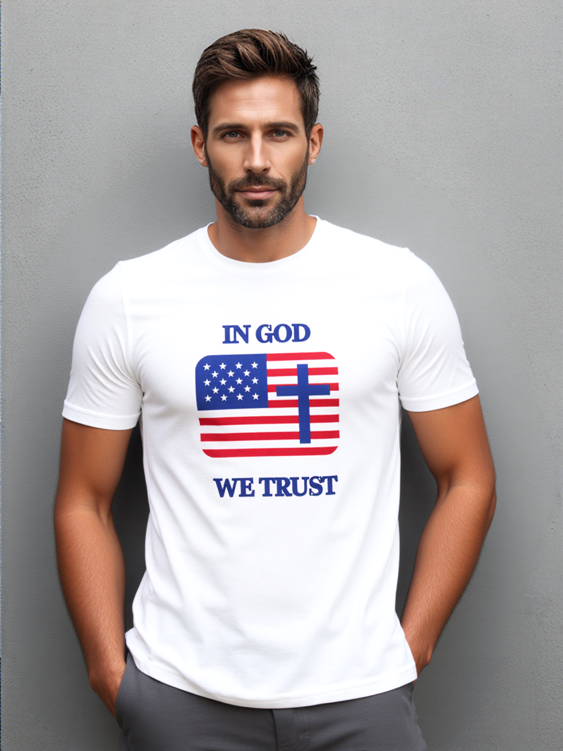 "IN GOD WE TRUST" MEN'S T-SHIRT