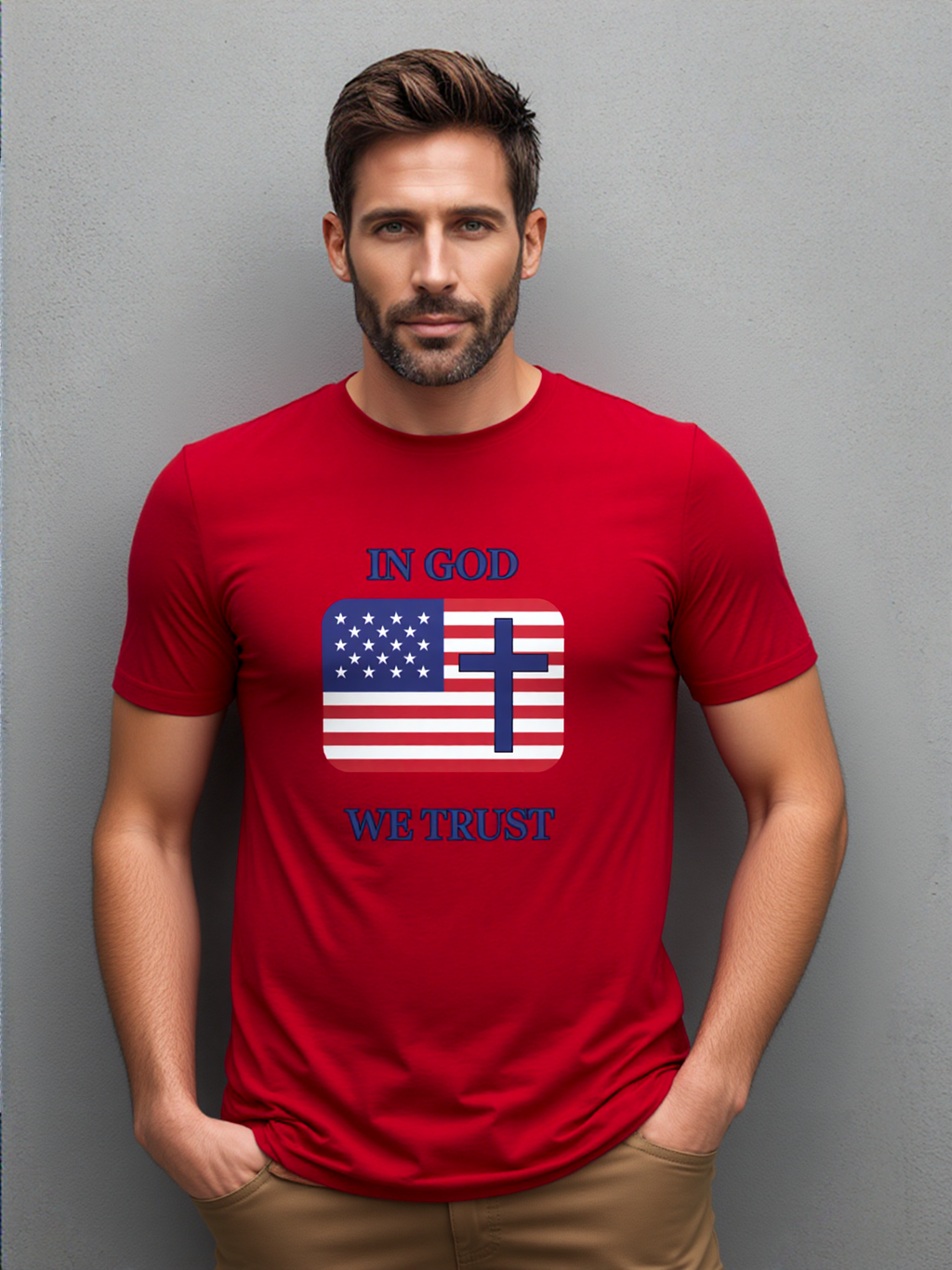 "IN GOD WE TRUST" MEN'S T-SHIRT