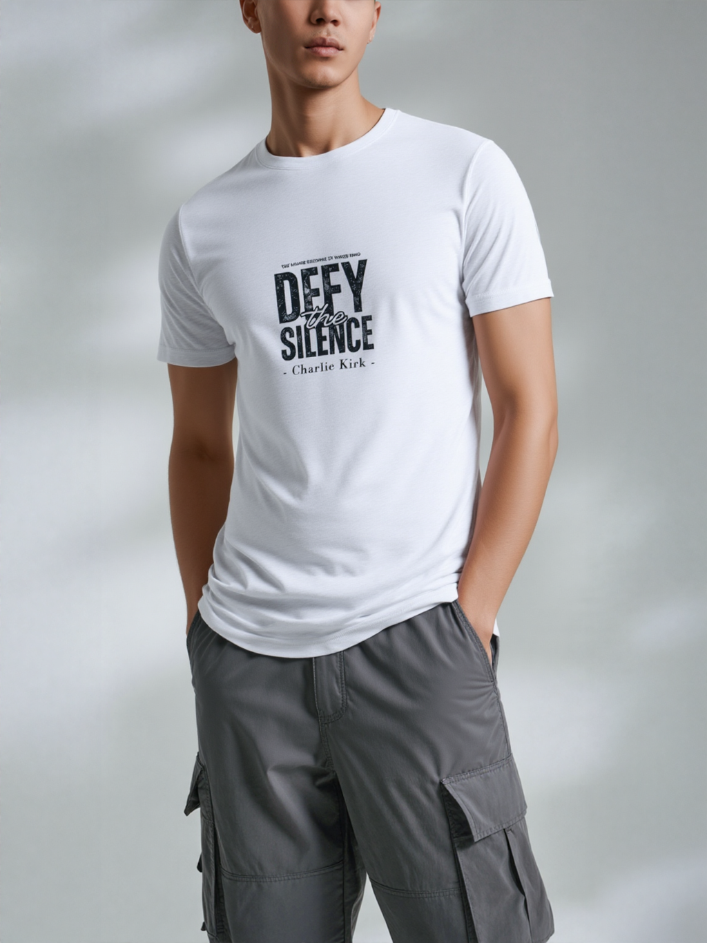 "DEFY THE SILENCE" MEN'S T-SHIRT