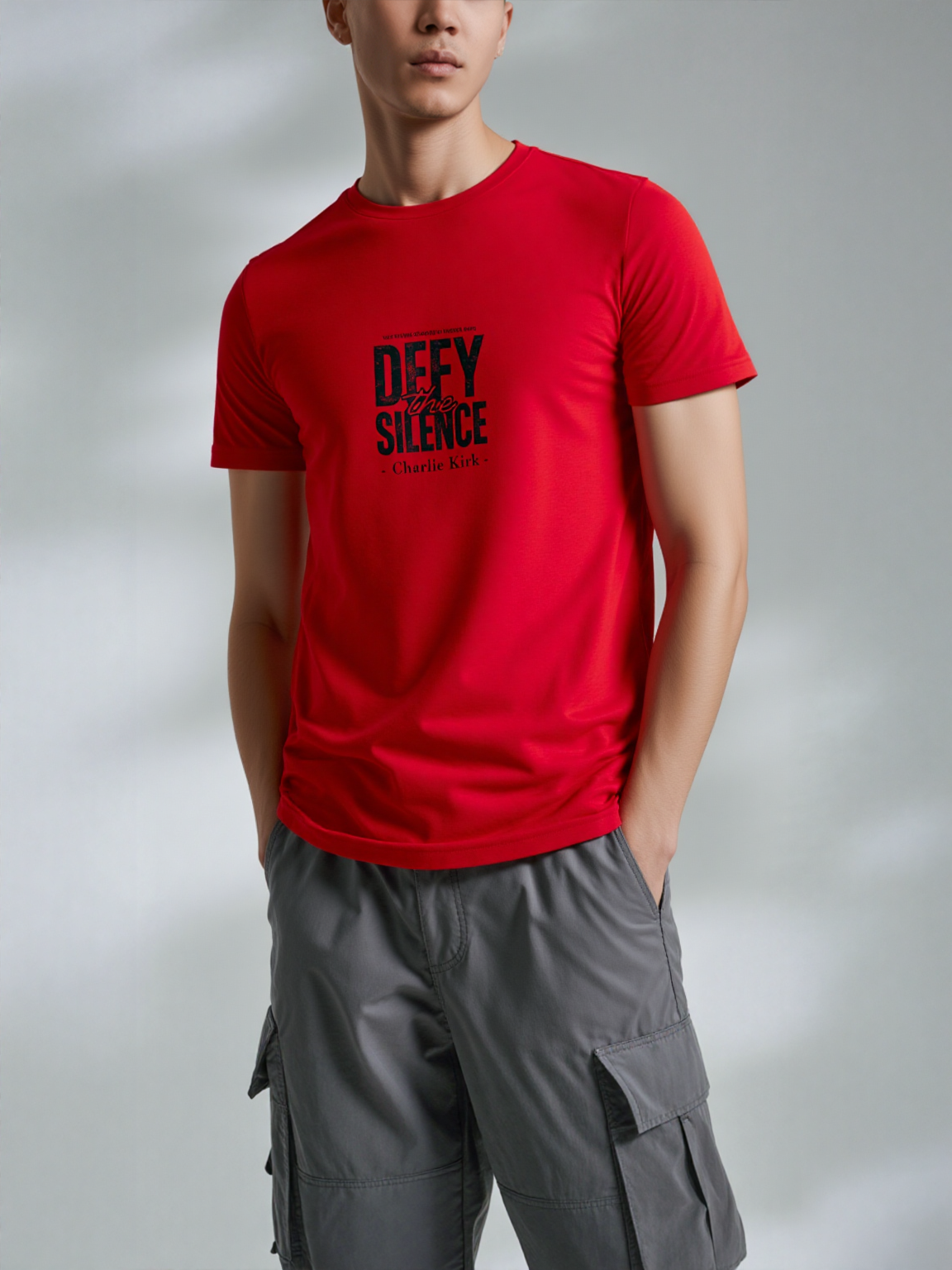 "DEFY THE SILENCE" MEN'S T-SHIRT